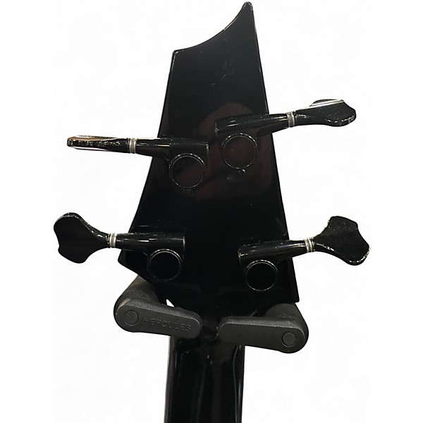 Used Warrior DM Custom Black Electric Bass Guitar