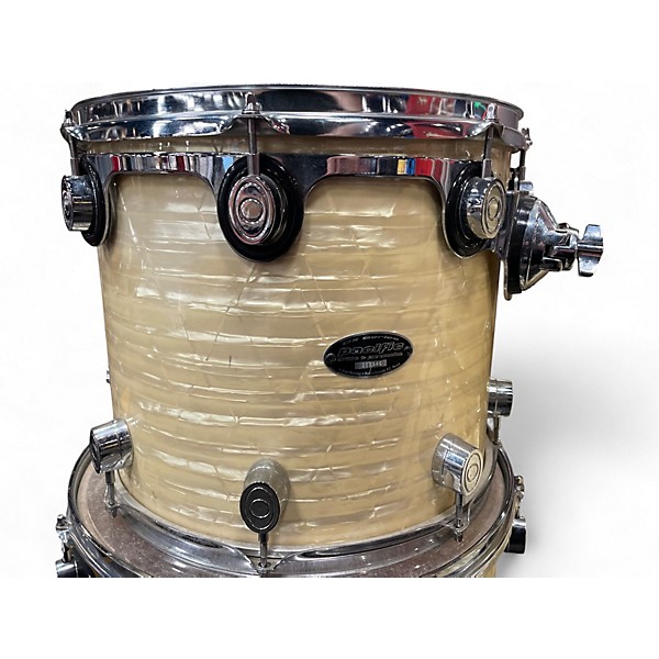 Used PDP by DW 5 Piece CX Maple  White Onyx Drum Kit