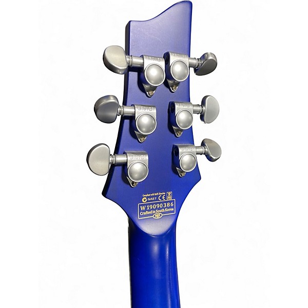 Used Schecter Guitar Research C1 Platinum Blue Solid Body Electric Guitar