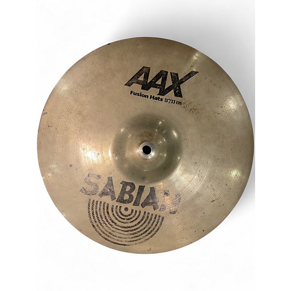 Used SABIAN 13in AAX Fusion Hi Hat Pair Cymbal