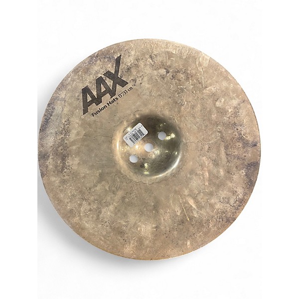 Used SABIAN 13in AAX Fusion Hi Hat Pair Cymbal