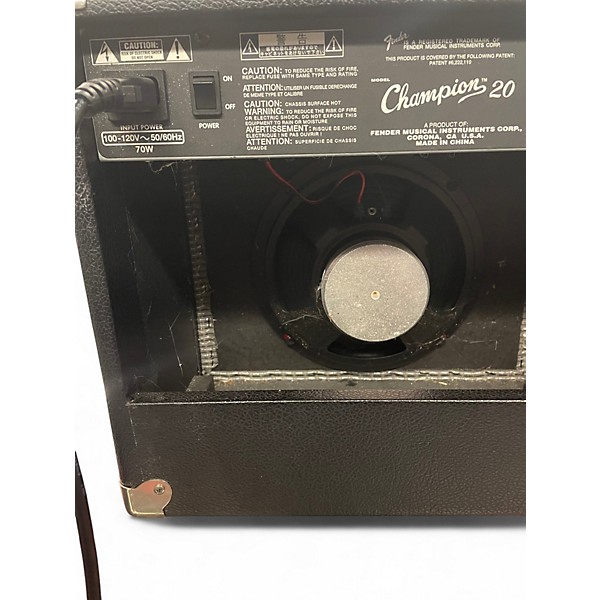 Used Fender CHAMPION 20 Guitar Combo Amp