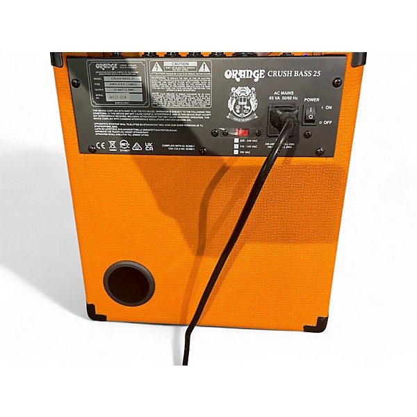 Used Orange Amplifiers Crush Bass 25 Bass Combo Amp