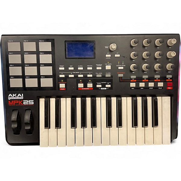 Used Akai Professional MPK25 25 Key MIDI Controller