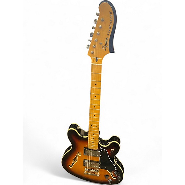 Used Squier Classic Vibe Starcaster 2 Color Sunburst Hollow Body Electric Guitar