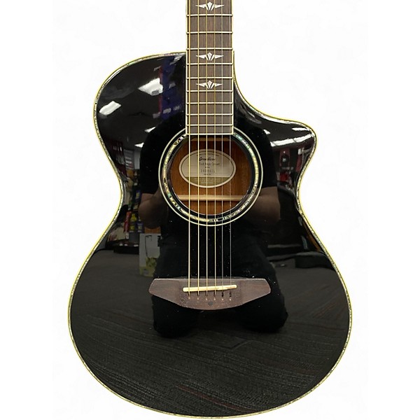 Used Breedlove Stage Concert Black Magic Acoustic Electric Guitar