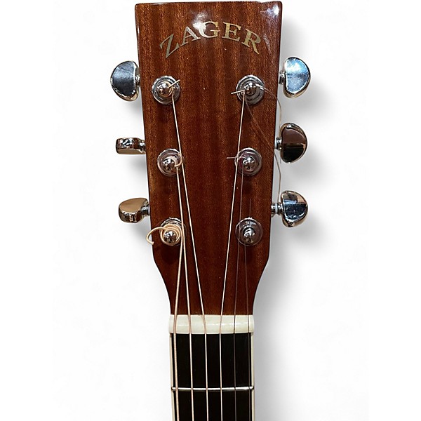 Used Zager ZAD 500M Natural Acoustic Guitar