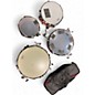 Used TAMA 4 Piece Cocktail-JAM Bright Orange Sparkle Drum Kit thumbnail