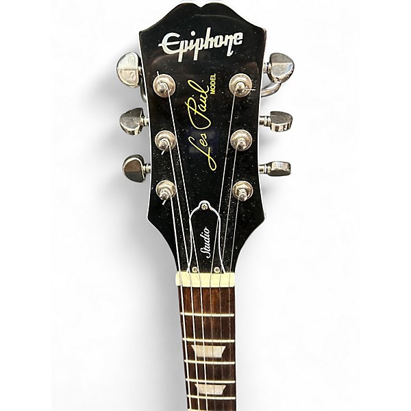 Used Epiphone Les Paul Studio Alpine White Solid Body Electric Guitar
