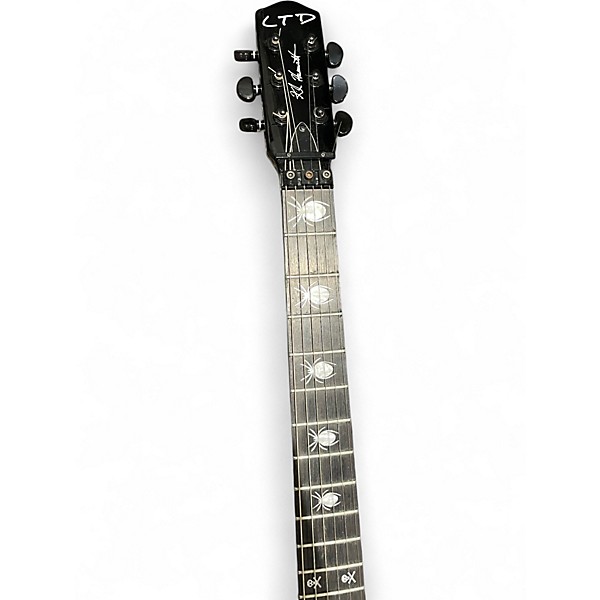 Used ESP KH3 KIRK HAMMETT BLACK W/ SPIDER Solid Body Electric Guitar