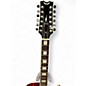 Used Dean Colt Flame Wine Red Hollow Body Electric Guitar