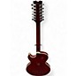 Used Dean Colt Flame Wine Red Hollow Body Electric Guitar
