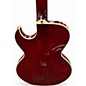 Used Dean Colt Flame Wine Red Hollow Body Electric Guitar