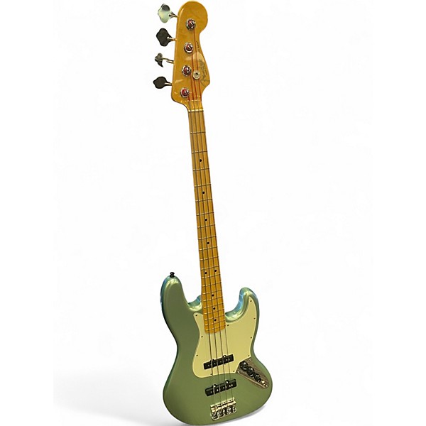 Used Fender American Professional II Jazz Bass Surf Green Electric Bass Guitar