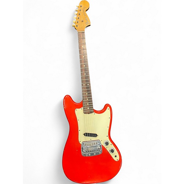 Vintage 1968 Fender Bronco Dakota Red Solid Body Electric Guitar