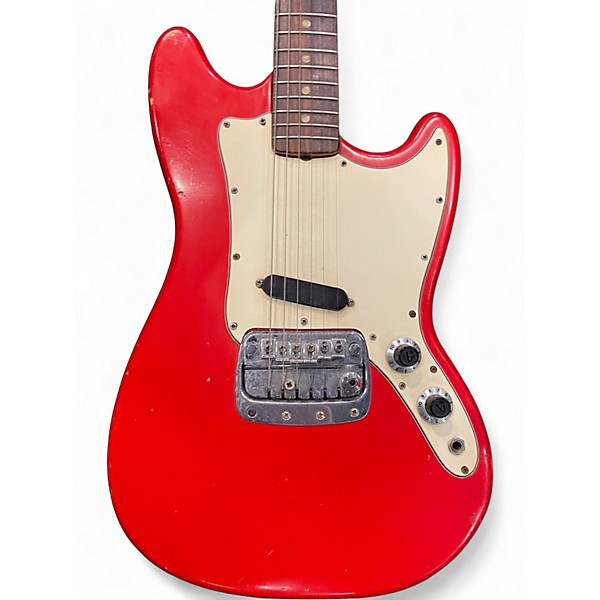 Vintage 1968 Fender Bronco Dakota Red Solid Body Electric Guitar