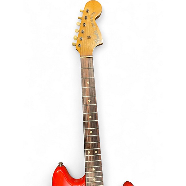 Vintage 1968 Fender Bronco Dakota Red Solid Body Electric Guitar