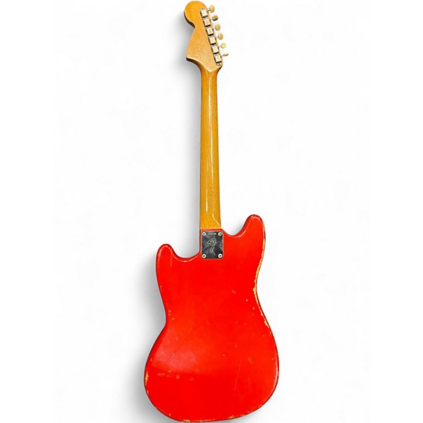 Vintage 1968 Fender Bronco Dakota Red Solid Body Electric Guitar