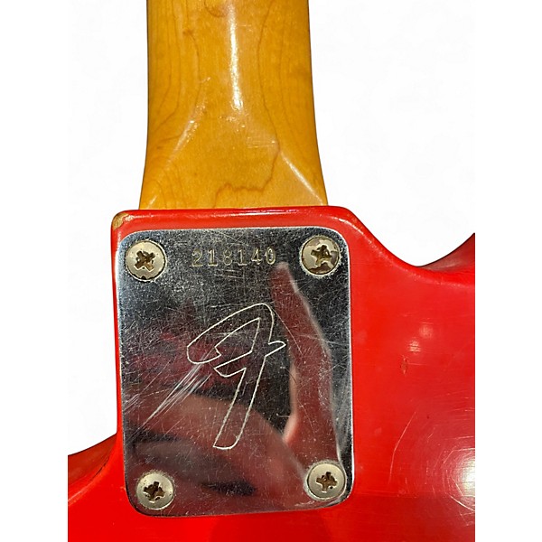 Vintage 1968 Fender Bronco Dakota Red Solid Body Electric Guitar