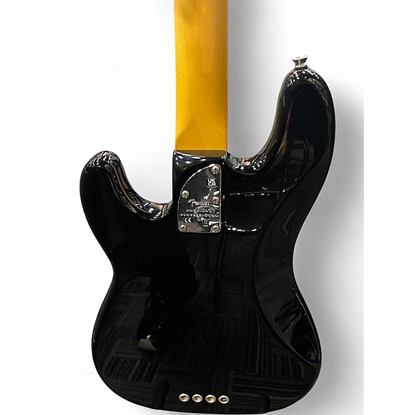 Used Fender American Professional II Precision Bass Black Electric Bass Guitar