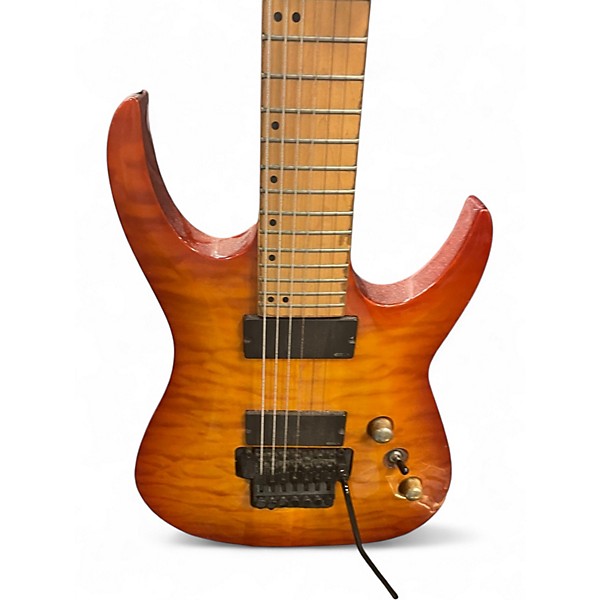 Used Agile PRO827 SUNBURST ORANGE Solid Body Electric Guitar