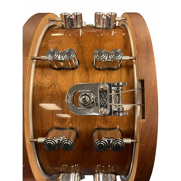 Used PDP by DW 14in Limited-Edition Dark Stain Maple and Walnut Snare dark stain maple and walnut Drum