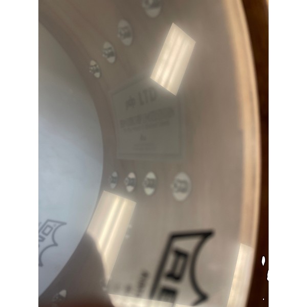 Used PDP by DW 14in Limited-Edition Dark Stain Maple and Walnut Snare dark stain maple and walnut Drum