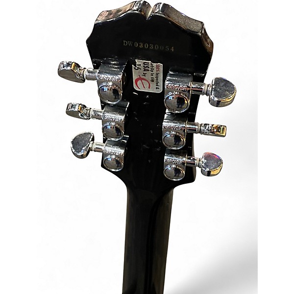 Used Epiphone Les Paul Standard Black Solid Body Electric Guitar