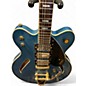 Used Gretsch Guitars Streamliner Cat Eye Center Block Riviera Blue Hollow Body Electric Guitar