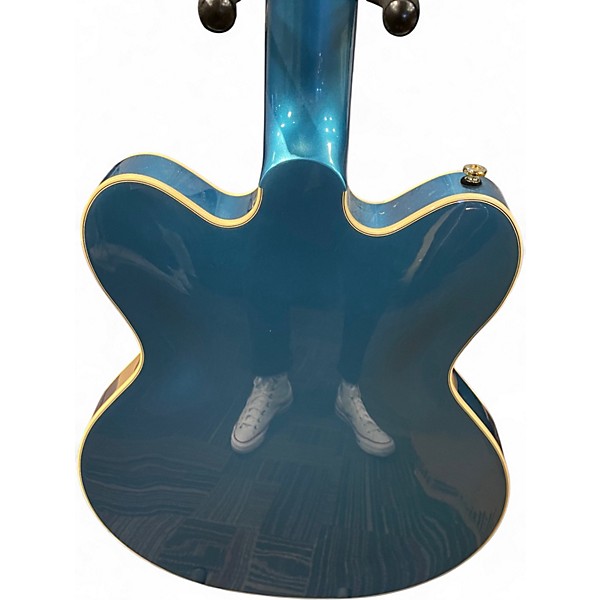 Used Gretsch Guitars Streamliner Cat Eye Center Block Riviera Blue Hollow Body Electric Guitar