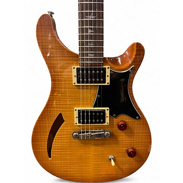 Used PRS SE Custom 22 Semi-Hollowbody Natural Hollow Body Electric Guitar