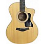 Used Taylor 114CE Natural Acoustic Electric Guitar
