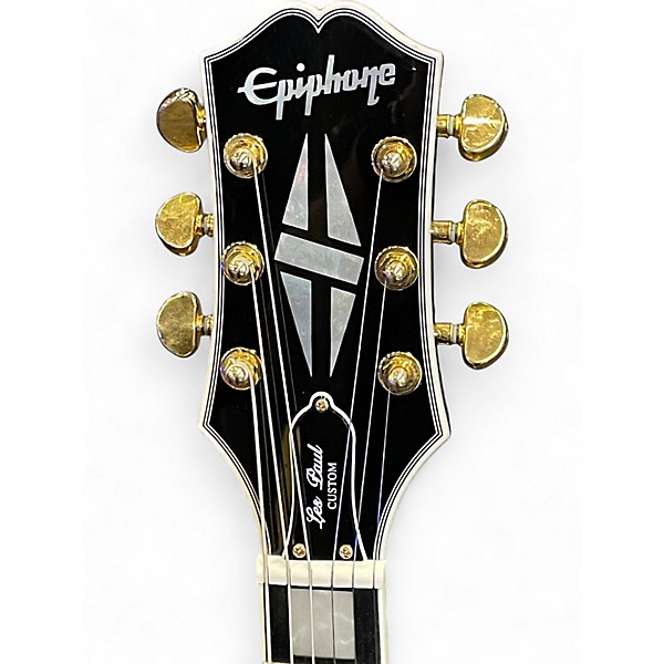 Used Epiphone les paul custom ebony Solid Body Electric Guitar