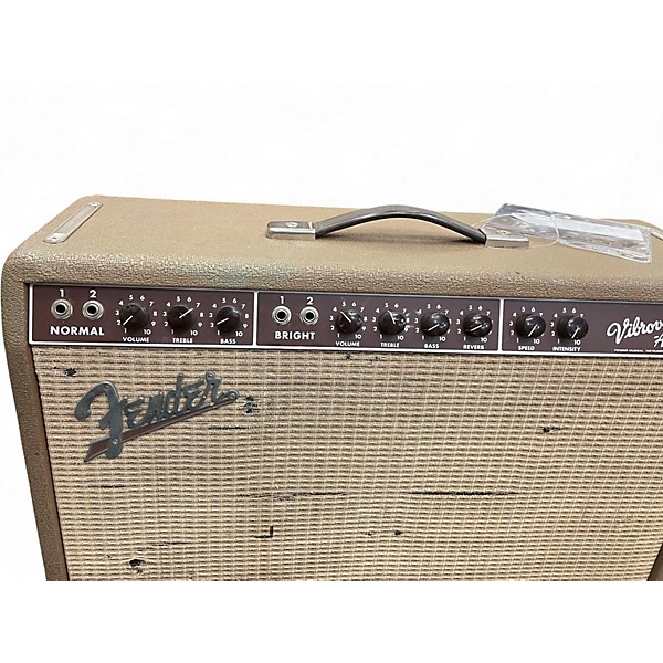 Vintage 1990s Fender Vibroverb 40W 2x10 Tube Guitar Combo Amp