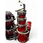 Used PDP by DW 5 Piece LX-Series 5pc Maple Shell Pack Cherry Lacquer Drum Kit thumbnail