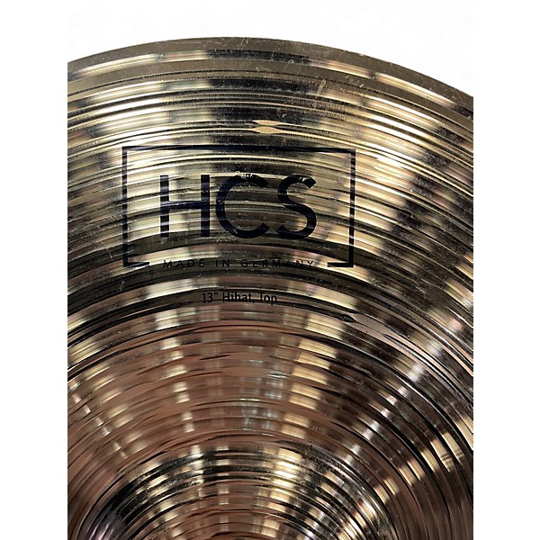 Used MEINL 13in HCS Hi Hat Top Cymbal