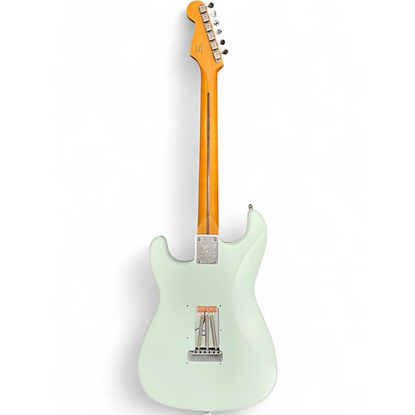 Used Squier 4Oth Anniversary Vintage Edition Satin Sonic Blue Solid Body Electric Guitar