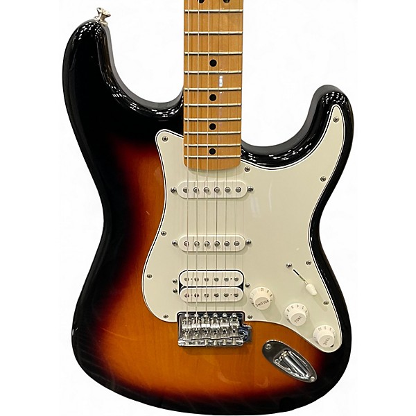 Used Fender Standard Stratocaster HSS Brown Sunburst Solid Body Electric Guitar