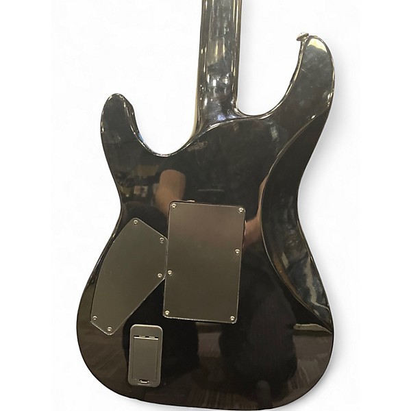 Used Schecter Guitar Research Diamond Series Hellraiser Black Solid Body Electric Guitar