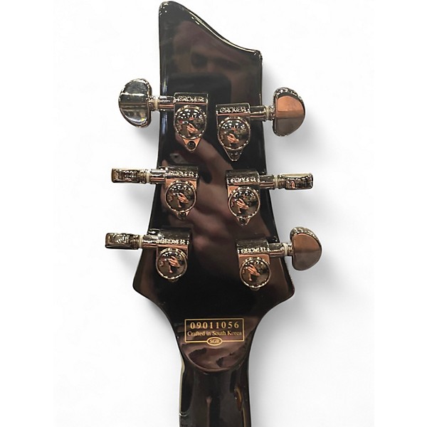 Used Schecter Guitar Research Diamond Series Hellraiser Black Solid Body Electric Guitar