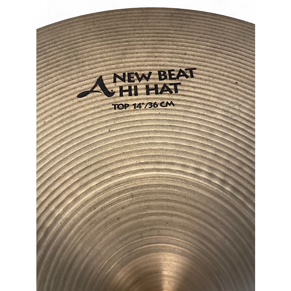 Used Zildjian 14in New Beat Hi Hat Pair Cymbal