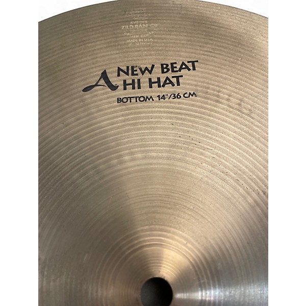Used Zildjian 14in New Beat Hi Hat Pair Cymbal