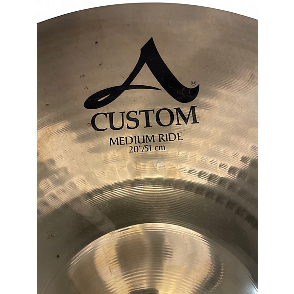 Used Zildjian 20in A Custom Ride Cymbal