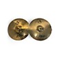 Used Zildjian 14in A Custom Hi Hat Pair Cymbal thumbnail