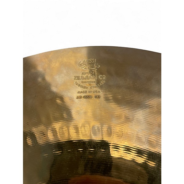 Used Zildjian 14in A Custom Hi Hat Pair Cymbal
