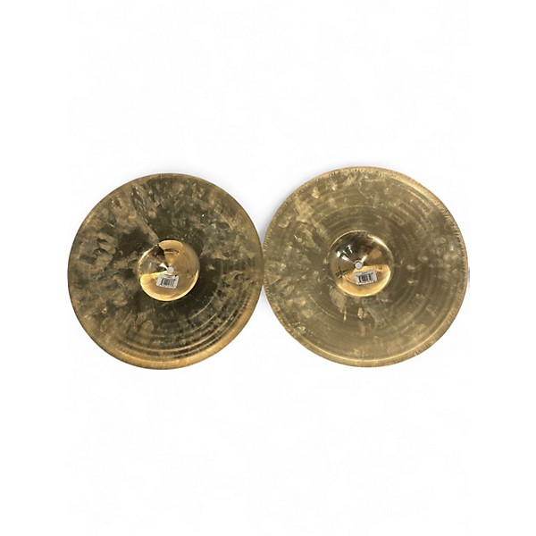 Used Zildjian 14in A Custom Hi Hat Pair Cymbal