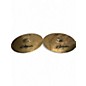Used Zildjian 14in A Custom Hi Hat Pair Cymbal