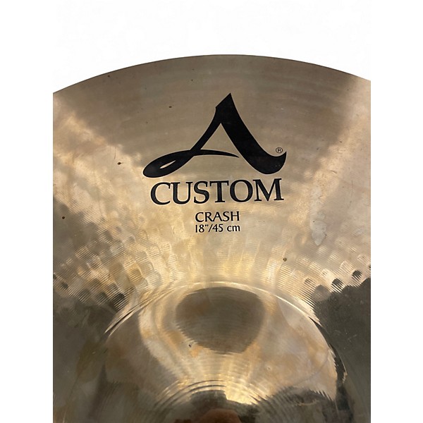 Used Zildjian 18in A Custom Crash Cymbal