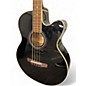 Used Ibanez AEB5E Black Acoustic Bass Guitar