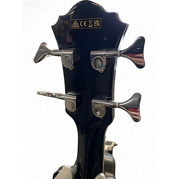 Used Ibanez AEB5E Black Acoustic Bass Guitar
